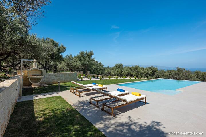 Zefyros Villa, private pool, panoramic view gallery image 3