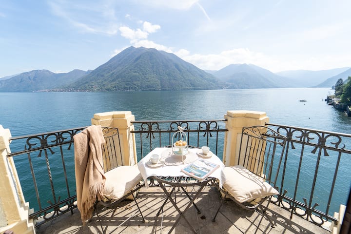 Historic Villa on Lake Como with Private Dock