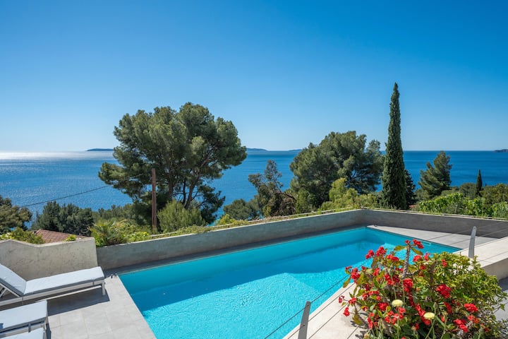 Superbe Villa Classée Vue Mer Et Piscine