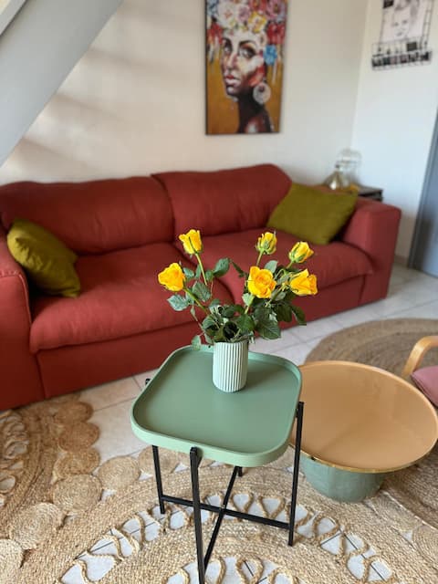 Popular Airbnb listing: Holiday home Valras beach pool in Valras Plage
