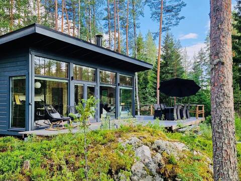 Villa on the shore of Konnivesi