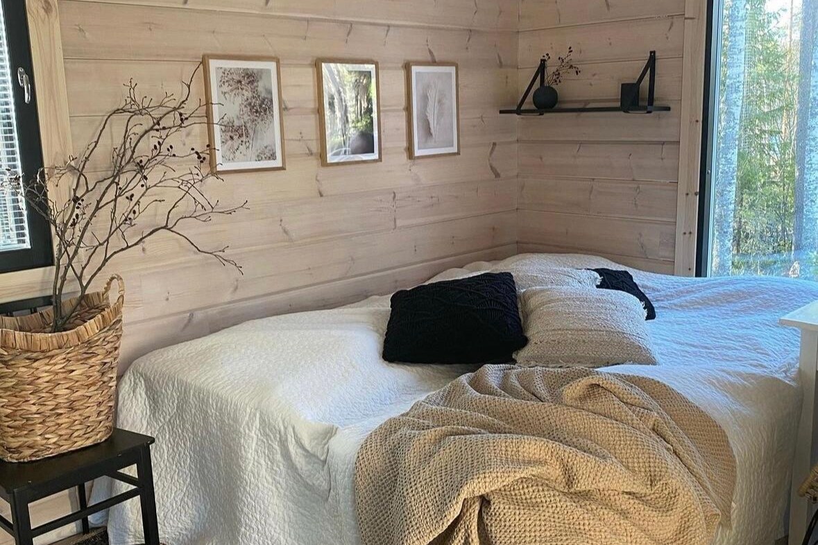 ห้องนอนคอทเทจหลัก 2 เตียงเดี่ยว 2 เตียงหรือเตียงคู่