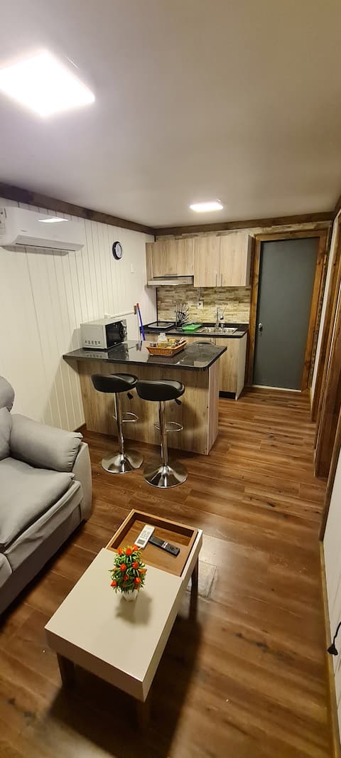 Successful Airbnb property: Furnished apartment D1 Centro Hornopirén in Hualaihué