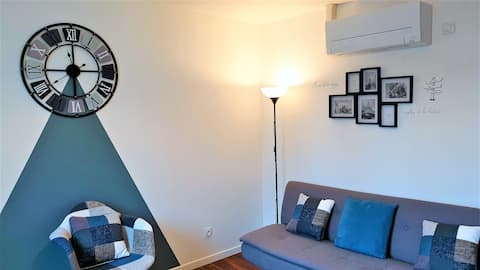 Nice F2 Cocoon-Bike Storage-Train Station-Center-Air Conditioning