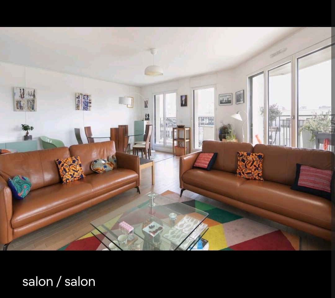 Top Airbnb: Apartment, Eiffel Tower view, modern and spacious in Levallois Perret