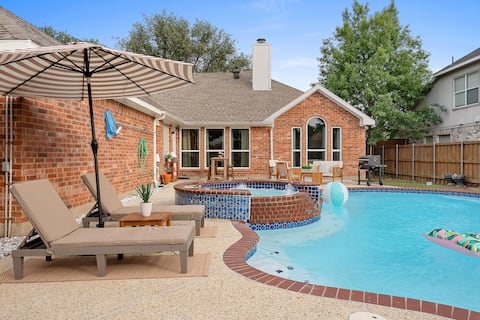 Luxe Central Haven - Pool & Spa! | Frisco, PGA HQ