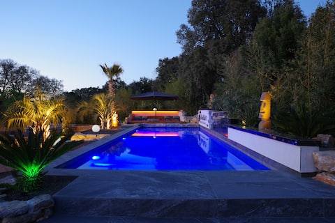 Villa avec Piscine, Spa & sauna Privés