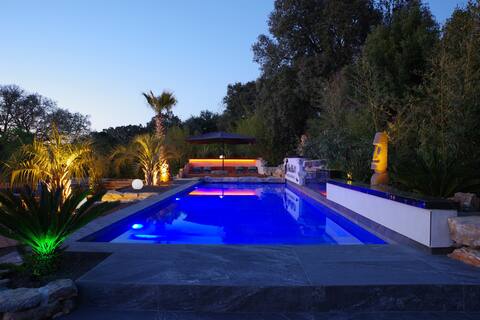 Villa avec Piscine, Spa & sauna Privés