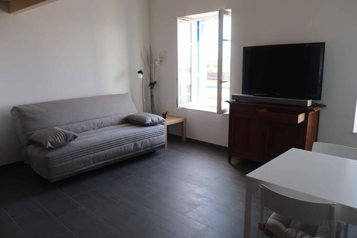 Annonce Airbnb populaire: Apartment facing the sea, beach, port à Saint Gilles Croix De Vie