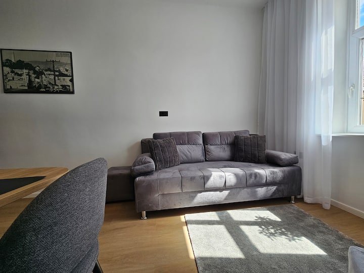 Apartment Teo Tour As Ljubljana, leaving  area with pull out sofa