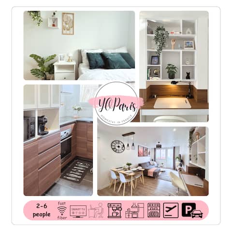 Entire New Apartment-Close Paris-2min RERB
