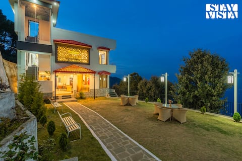 5BR The Hush Escape w/Hillview/BBQ @Arki Shimla