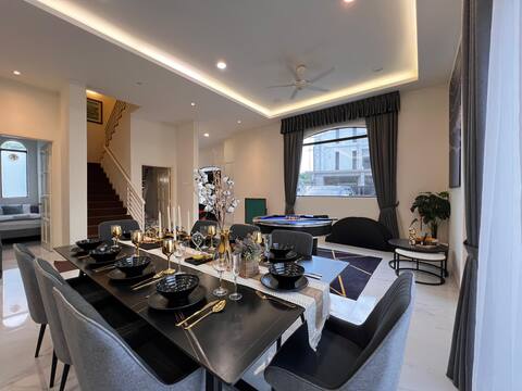 𝟮𝟰𝗽𝗮𝘅, Puchong House w Karaoke/BBQ/Pool Table