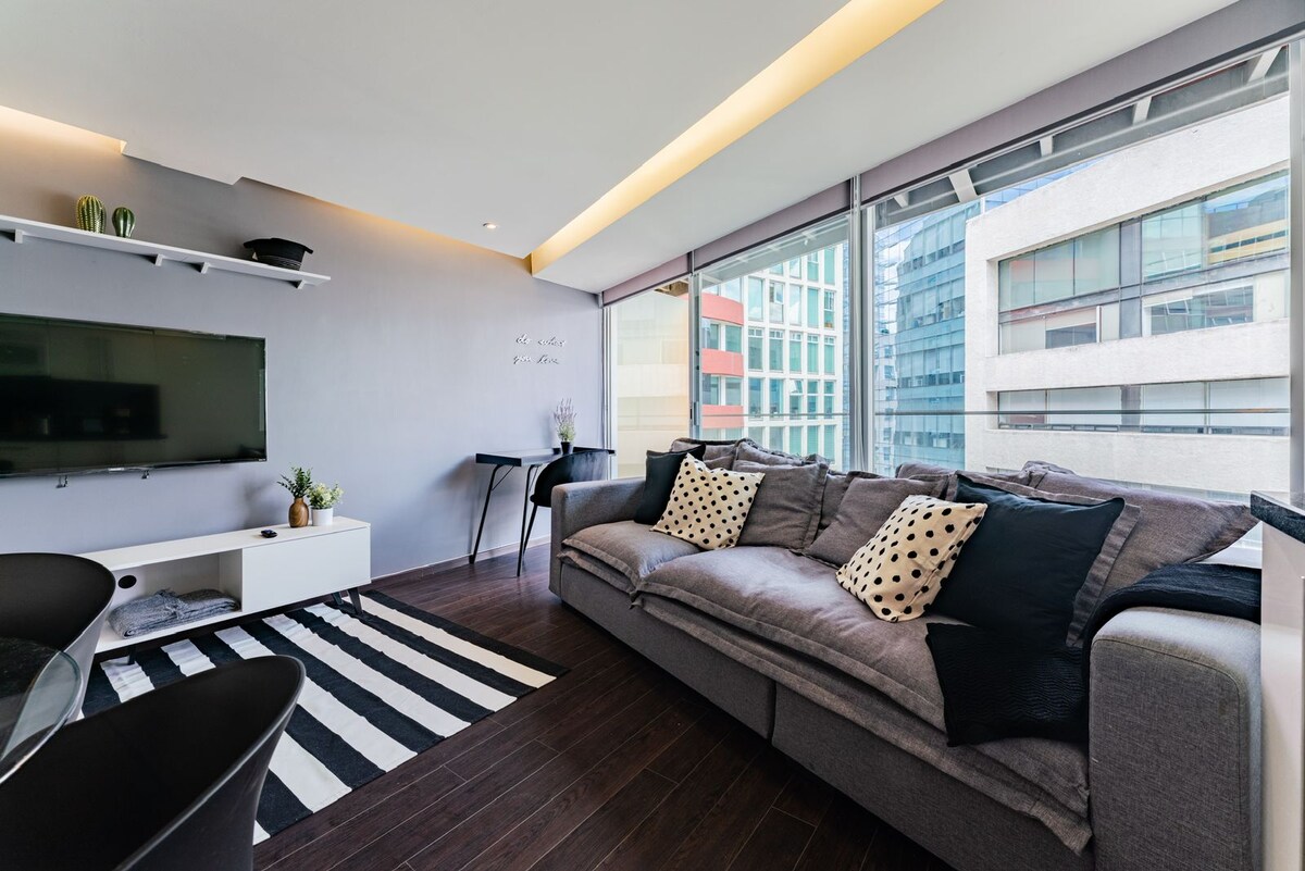 Top Airbnb: Incredible apartment in Palmas. Steps from Polanco en Reforma Social