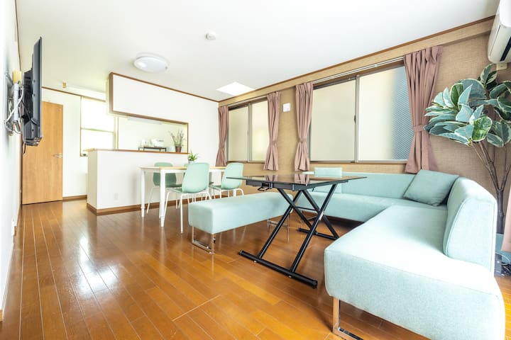 Home-like hotel near Meguro/ 3 bedrooms/ 10 ppl