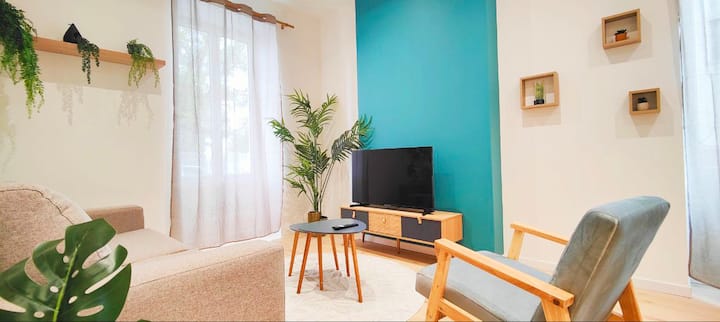 2en1 Exotique : 8 Pers,parking,check-in 24/24,wifi - Pont-du-Château