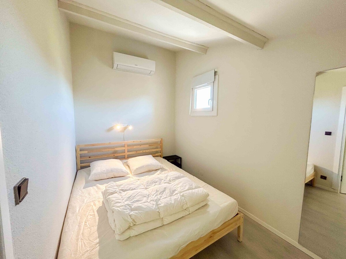 1号卧室带衣柜-迷人的T3 ，距离Six-Fours海滩5分钟路程