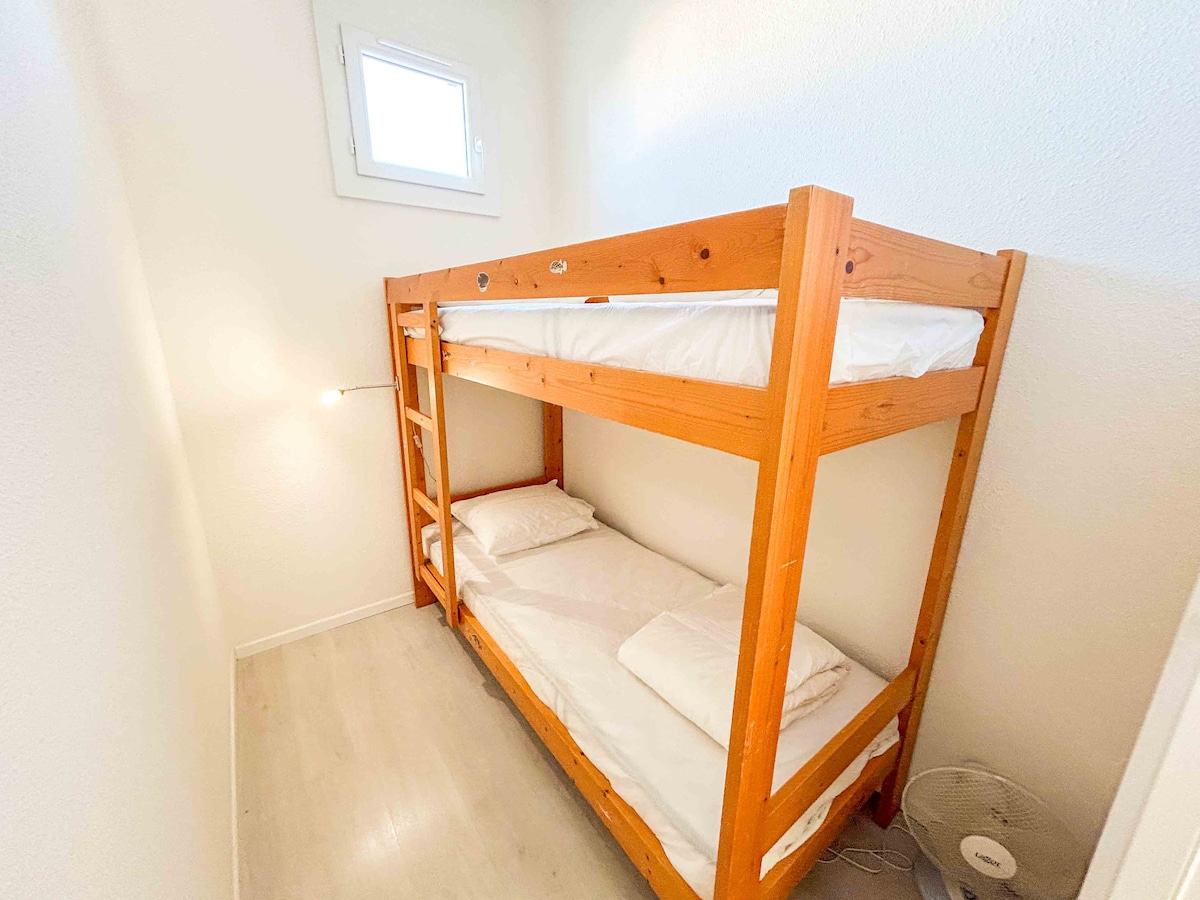 卧室2 -迷人的T3 ，距离Six-Fours海滩5分钟