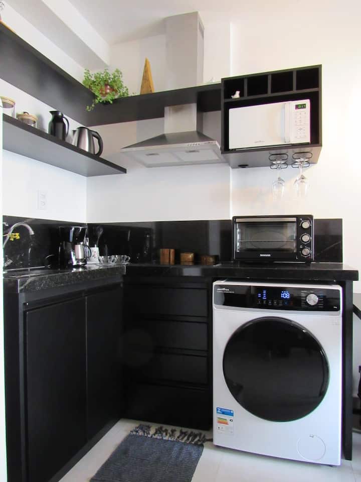 Loft Central - Ar Cond., Piscina, Acad., Coworking - Juiz de Fora