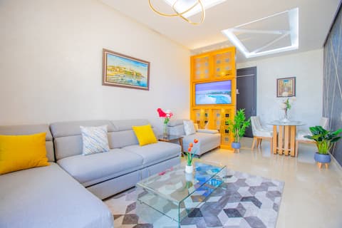 Successful Airbnb property: Comfortable apartment in the heart of the Marina in Bab Lamrissa