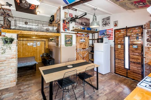 Successful Airbnb property: Industrial style studio house Eni, Parking, BBQ in Općina Marčana