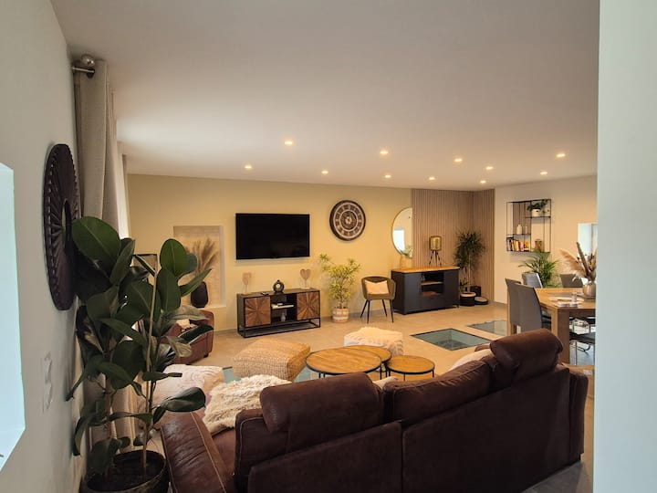 La Villa Terre & Mer Avec Piscine Intérieure - Ouistreham