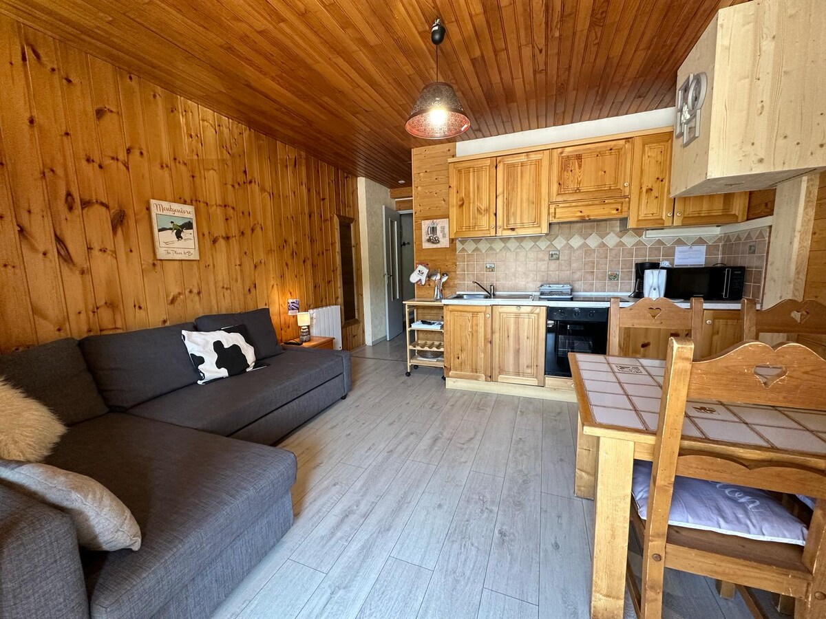 Successful Airbnb property: T1 4 pers. Montgenèvre center in Montgenèvre