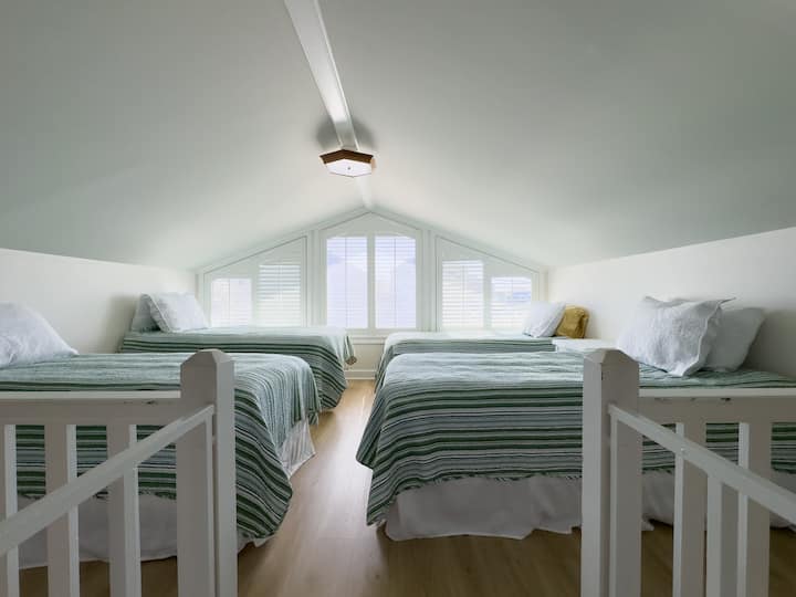 El loft es un gran espacio para tumbarse una vez que llegue el momento.
