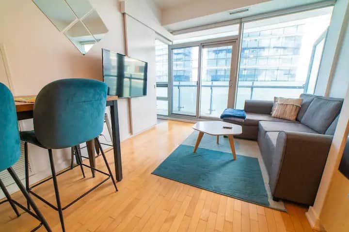 Comfy 1 Bed Condo 5mins Walk2 Cn Tower/union - トロント