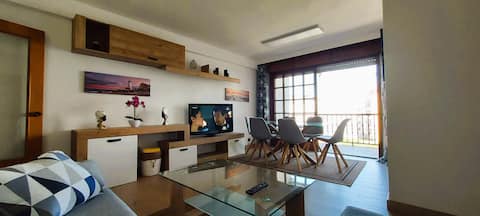 Airbnb con mejor rendimiento: Sunny apartment Playa de la Ribeira en Baiona