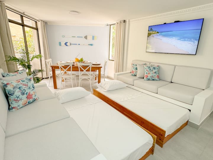 Agradable Apartamento En El Rodadero - 202tu - Santa Marta