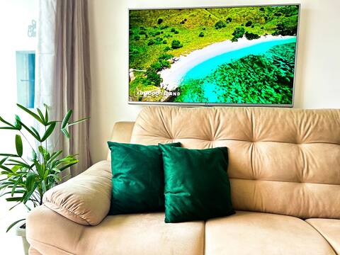 Apto 2 bedrooms 500m from BR101 and 15min de Floripa