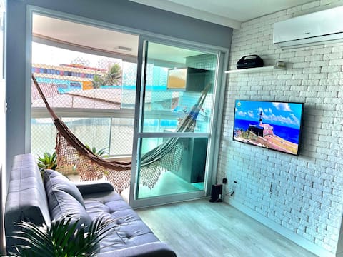 Top Airbnb: The Place - Vista Mar e Ar-Cond. em Jardim Armação