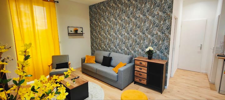 2en1 Atypique : 8 Pers,parking,check-in 24/24,wifi - Cournon-d'Auvergne