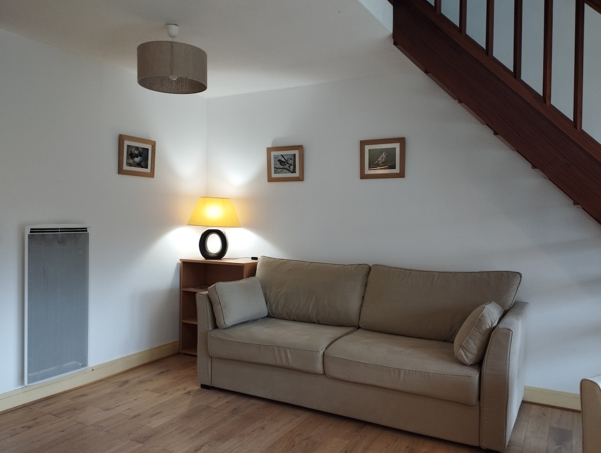 Successful Airbnb property: Bright duplex 55 m2 bed 160 x 200 parking elevator in Chartres