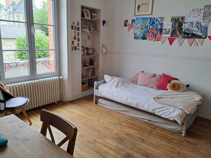 Spálňa s jednolôžkom a 1 matracom navyše 