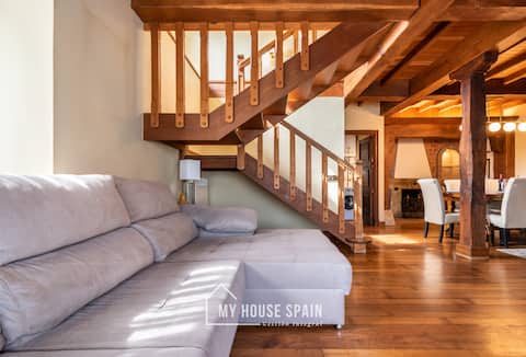 Top Airbnb: MyHouseSpain - Fantastic Rustic House in Somió en Gijón / Xixón