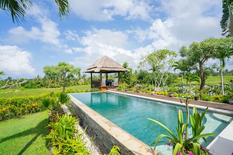 2BR Private Pool Villa | Ricefield View | Tabanan