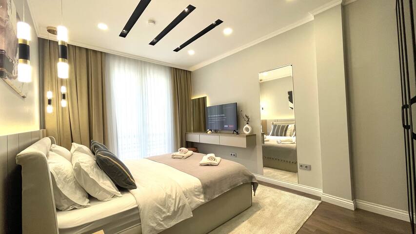 New Fully Equipped 3+1 in Taksim Square with A/C