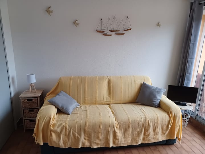 Studio Cabine, Clim, Piscine - Gruissan
