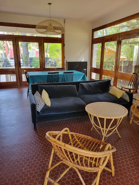 Popular Airbnb listing: Villa under the pines 300 m from the beach and shops in La Tranche Sur Mer