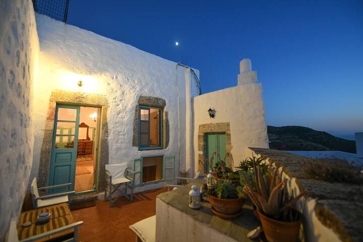 Dimitra’s traditional Patmian house
