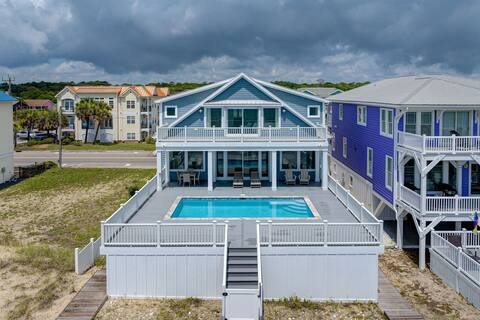 Beach Front luxury home with Pool and elevator!