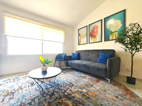 Luxurious 2 Bedroom Apt w/Parking + King Size + AC