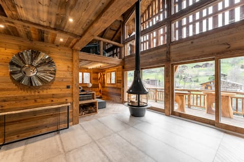Top Airbnb: Grand Millésime Chalet, 10-12 people, Portes du Soleil in Abondance