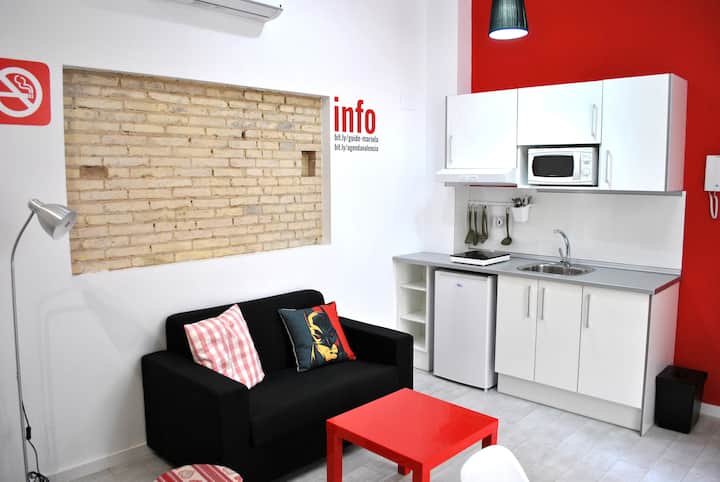 Loft3 Junto Ruzafa + Jardín  | C.artes C. & Centro - Valencia