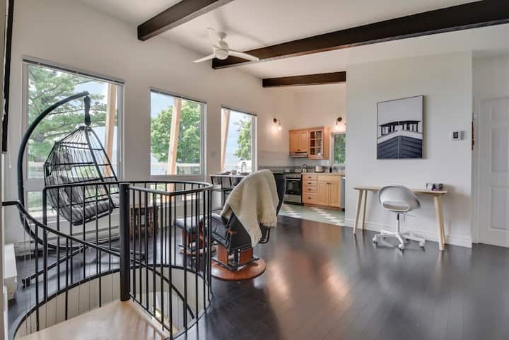 Chalet Avec Spa Et Vue Sur Le Fleuve - Baie-Saint-Paul
