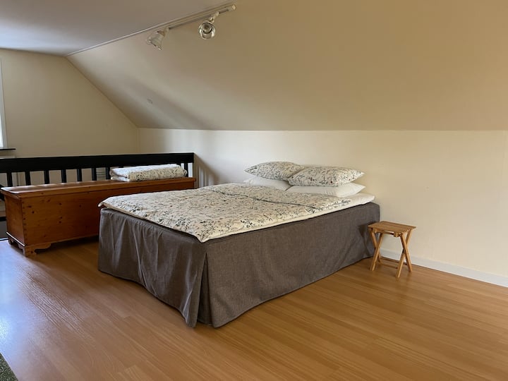Sleeping and relaxing area, upstairs