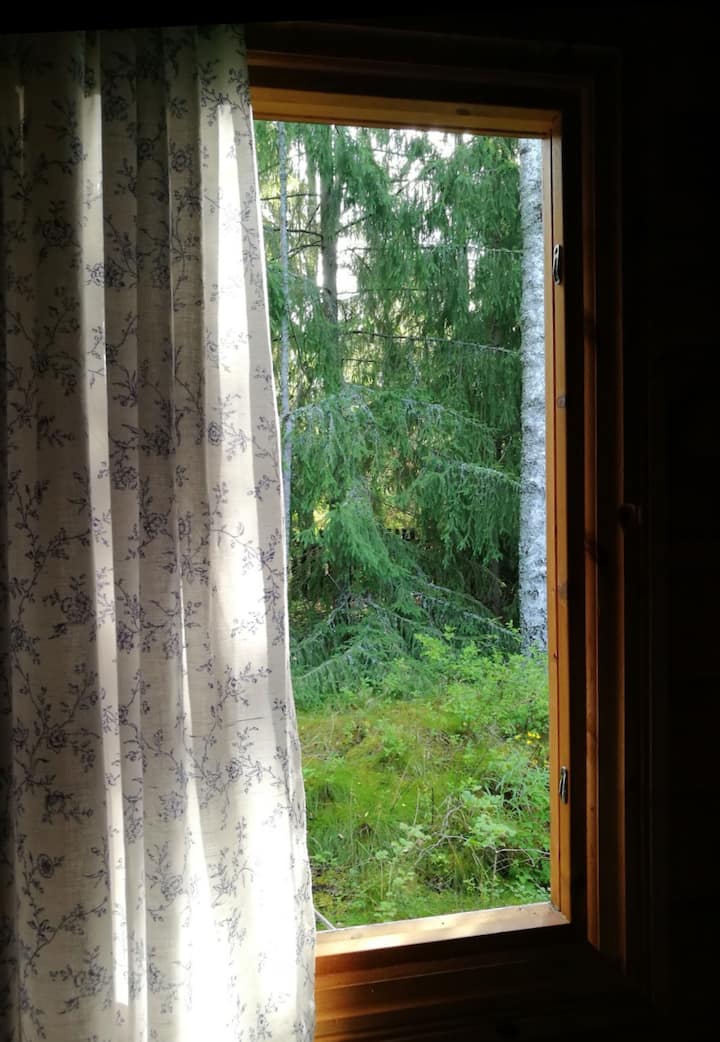 Uitzicht vanuit het slaapkamerraam.