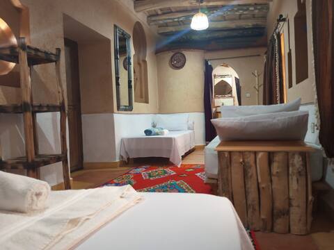Chambre familiale vue sur jardin